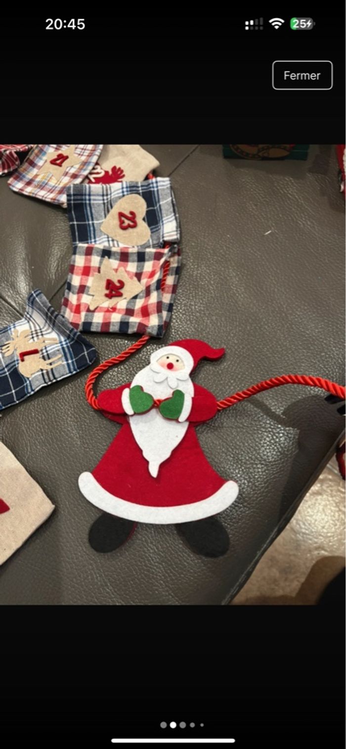 Guirlande calendrier de l’avent à remplir - photo numéro 6