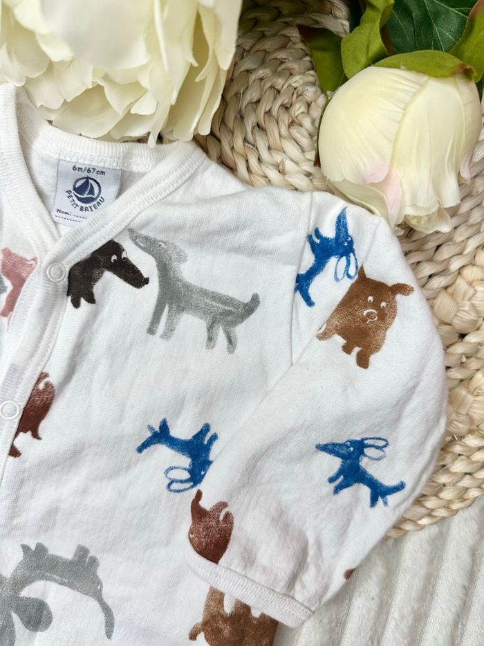 Pyjama Petit Bateau 6 mois - photo numéro 4