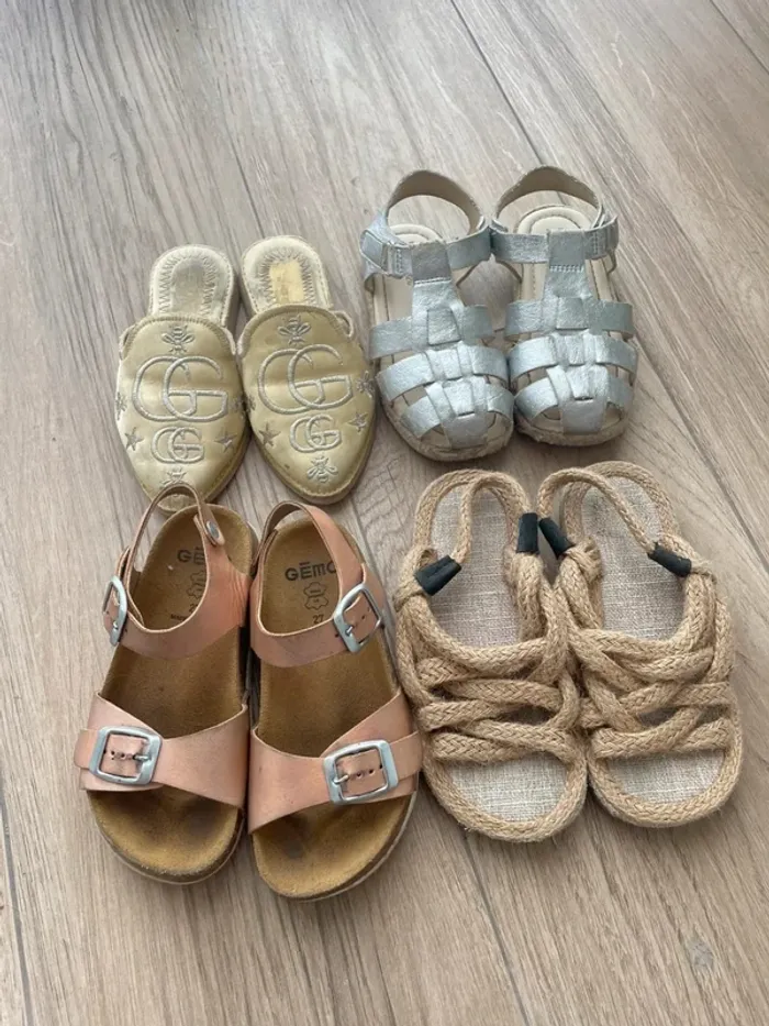 Lot chaussures été filles