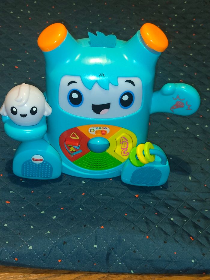 Mon ami Rocki - jouet interactif Fisher-Price bleu - photo numéro 2