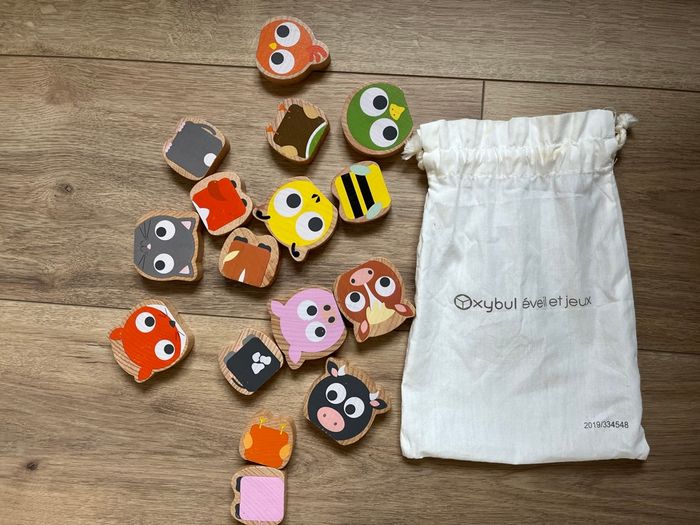 Puzzle animaux magnétique Oxybul