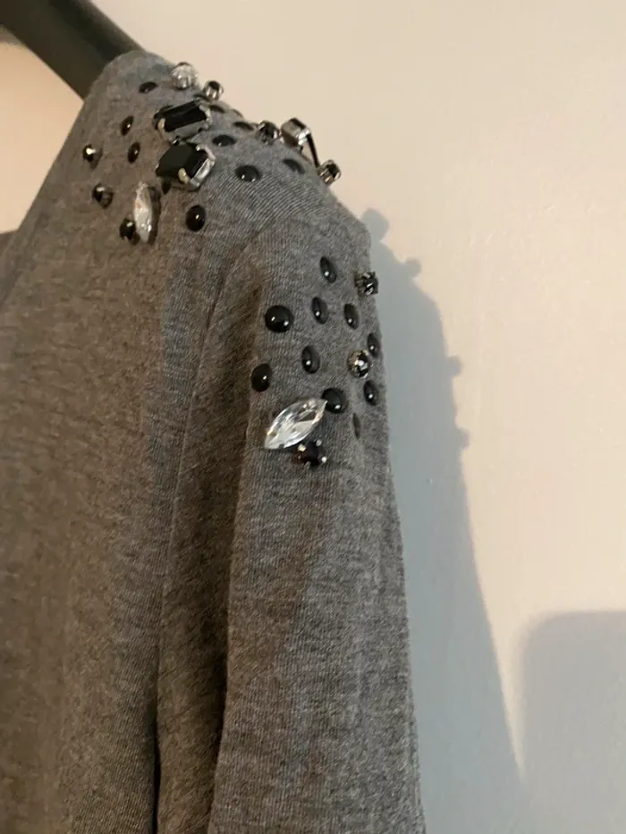 TEE shirt gris Camaïeu taille M - photo numéro 2