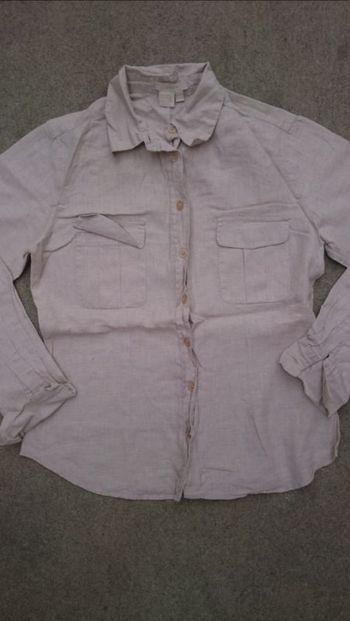 Chemise beige clair Zara