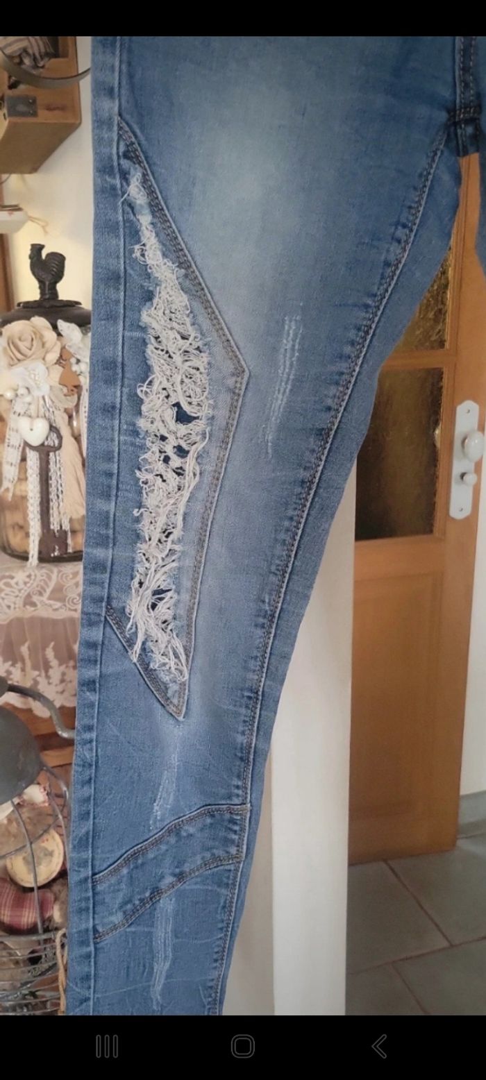 Jeans slim bleu - photo numéro 2