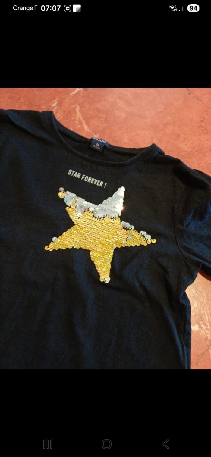 T.shirt fille taille 4 ans - photo numéro 2