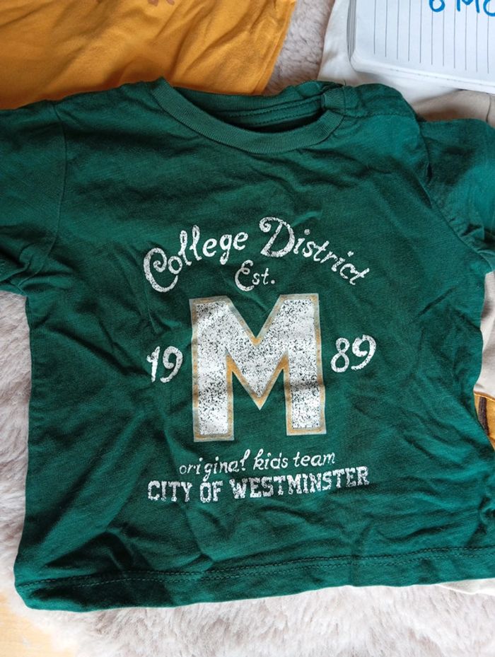 Lot de 6 T-shirt 6 mois - photo numéro 2