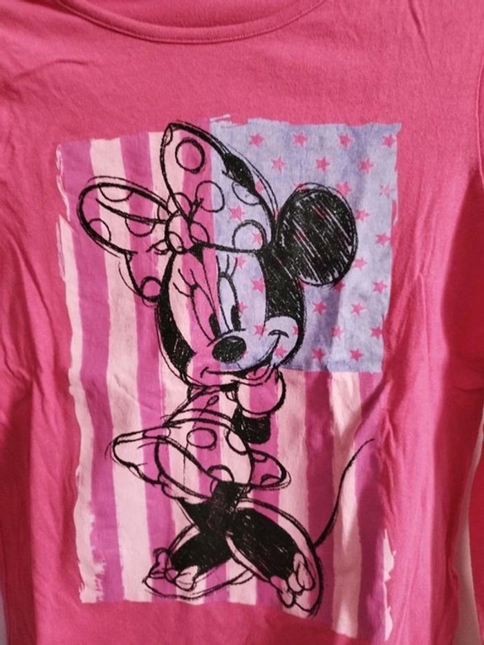 Tee-shirt 10 ans Minnie Disney - photo numéro 3