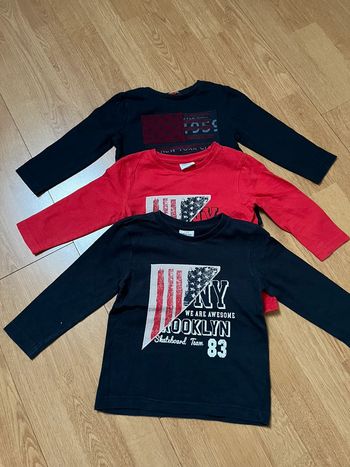 Lot de 3 T-shirt manches longues 2 ans