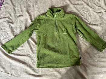 Pull polaire vert quechua décathlon 4 ans