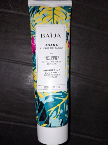 Lait Corps Pailleté BAÏJA - Senteur Moana (Fleur de Tiaré)