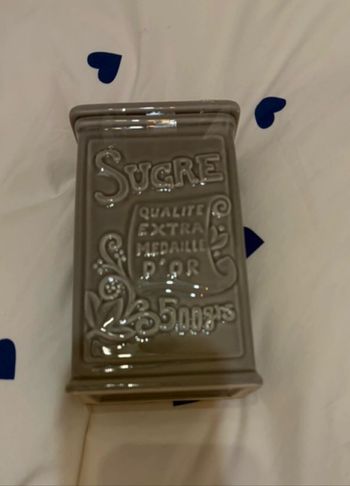 Boîte à sucre gris maison du monde