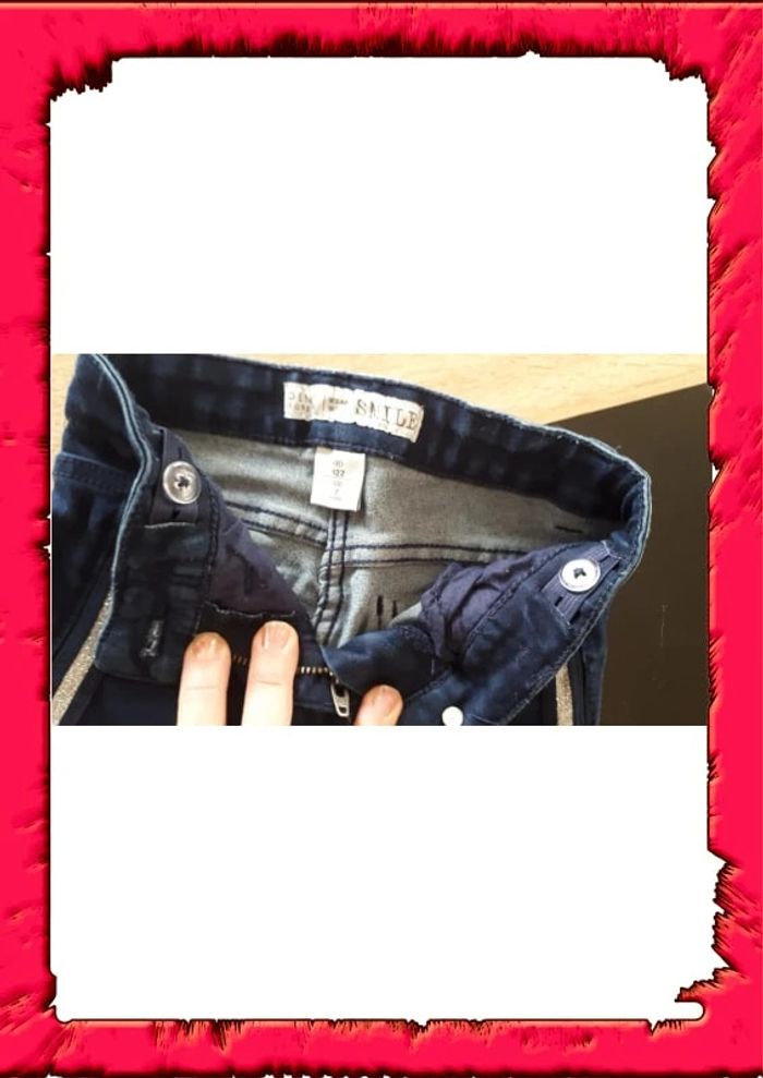 Jeans skinny taille ajustable 7 ans effet usé - photo numéro 3