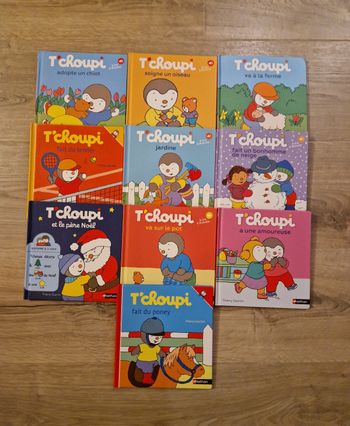 Lot de 10 livres enfant Tchoupi