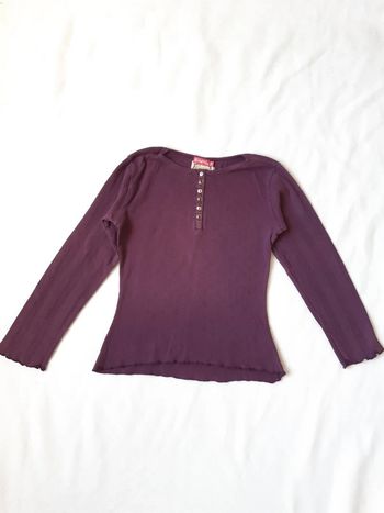 Haut manches longues violet
