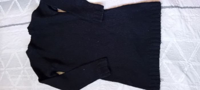 Robe pull col en V noire fille 10 ans la redoute - photo numéro 12