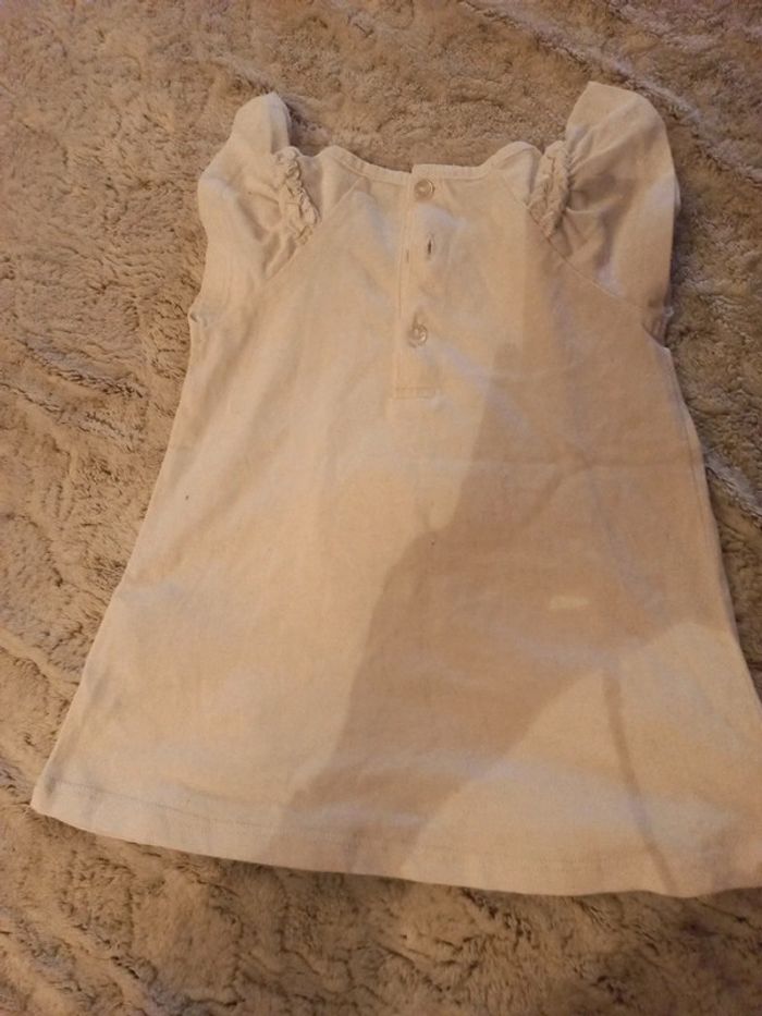 Robe, tunique ou blouse été 12 mois blanche cerises - photo numéro 4