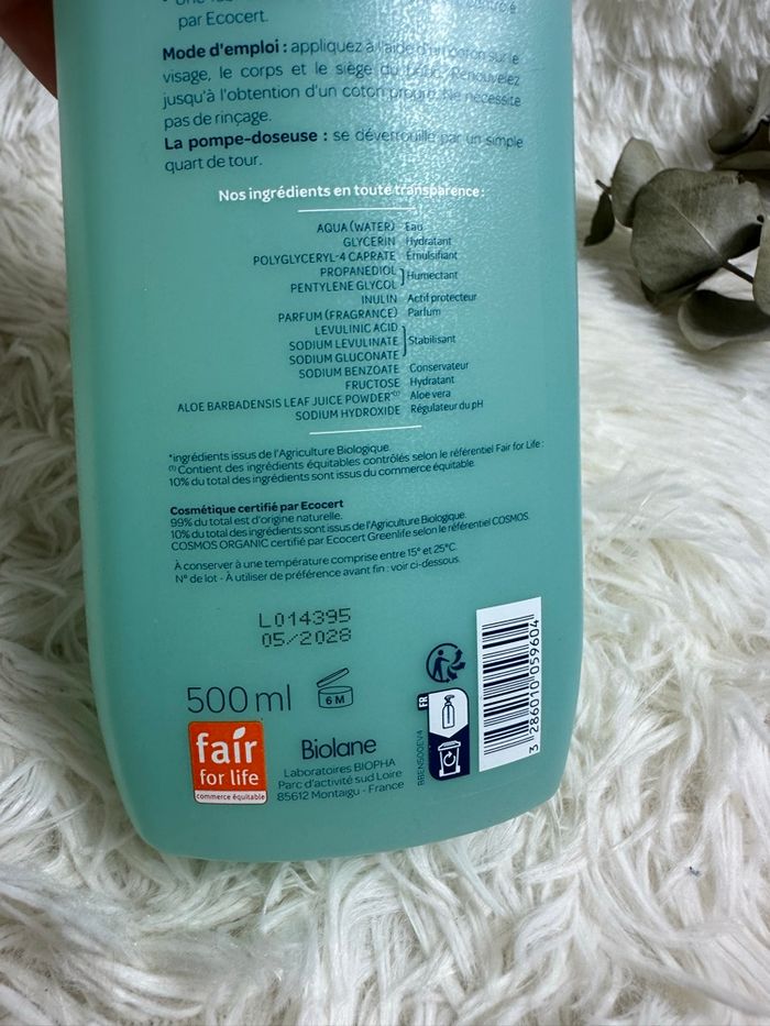 eau nettoyante bio biolane - photo numéro 3