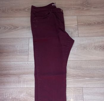 Jean couleur prune marque H&M taille 48