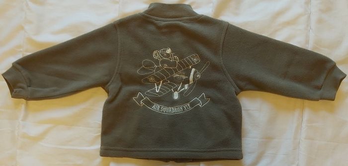 Veste polaire kaki 6 mois - photo numéro 2