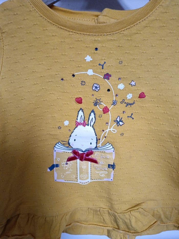T-shirt manche longue sergent major lapin - photo numéro 2