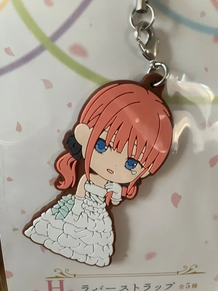 The Quintessential Quintuplets – Porte-clés caoutchouc Nino Nakano Ichiban Kuji Game Final 6,5 cm - photo numéro 2