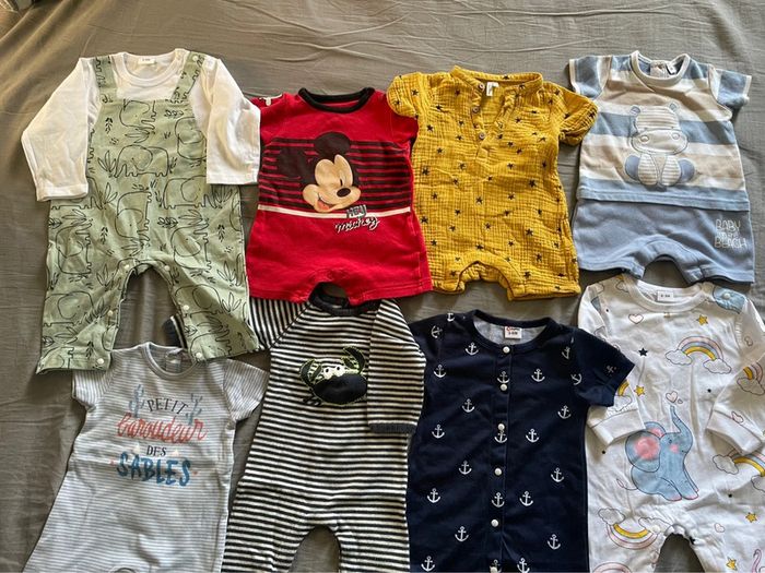 Lot barboteuses 3 mois - photo numéro 2