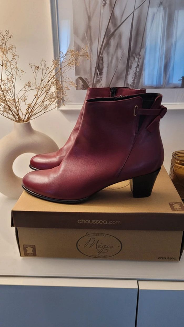 Bottines en cuir neuves taille 41 - photo numéro 11
