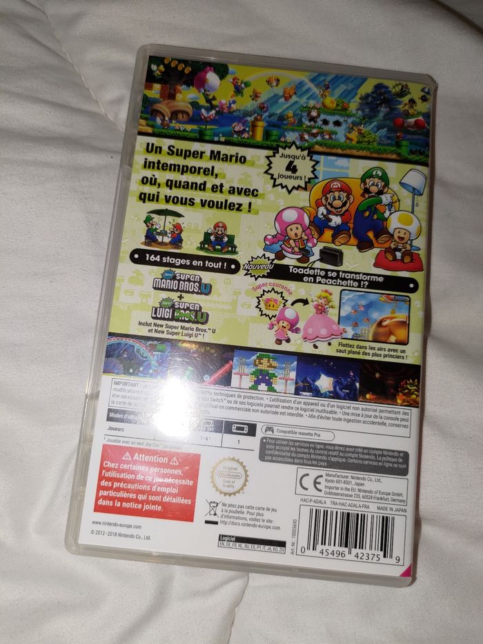 Jeu Super Mario Bros U Deluxe - photo numéro 2