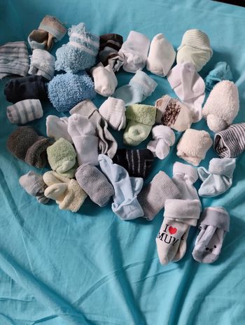 Lot chaussettes 0/12mois