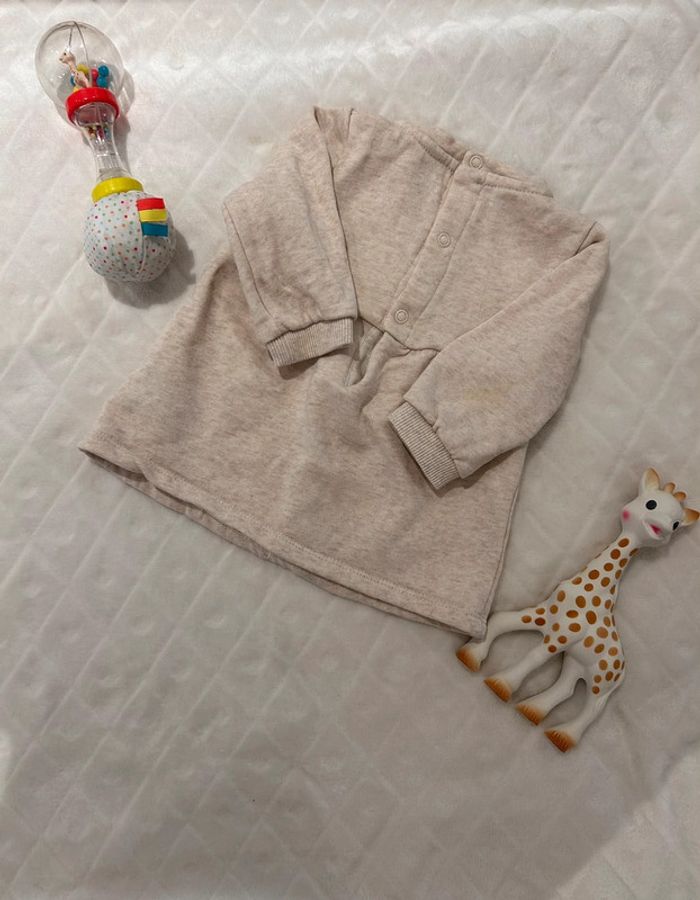 Robe sweat, Kiabi, 3 mois - photo numéro 4