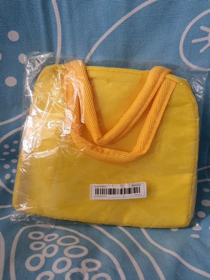 🐥 Sac À Déjeuner Pliable Jaune Kawaï 🐣 Isotherme et Léger pour Garçons et Filles - photo numéro 11