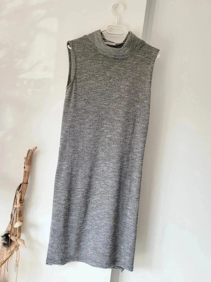 Robe Sans Manches Col Roulé Femme Mango – Taille M