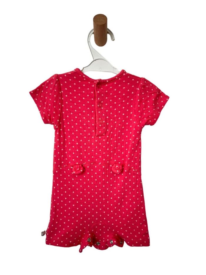 Combishort en coton épais rose à pois blancs - Noukie's 6 mois (68cm) - photo numéro 5