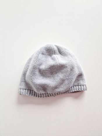 Baby Club - Bonnet doublé - Gris - Coton bio (18 mois)