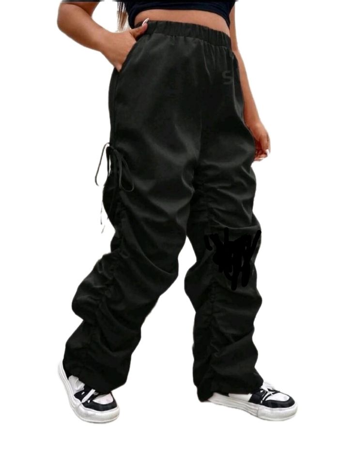 Pantalon en toile de parachute femme - photo numéro 3