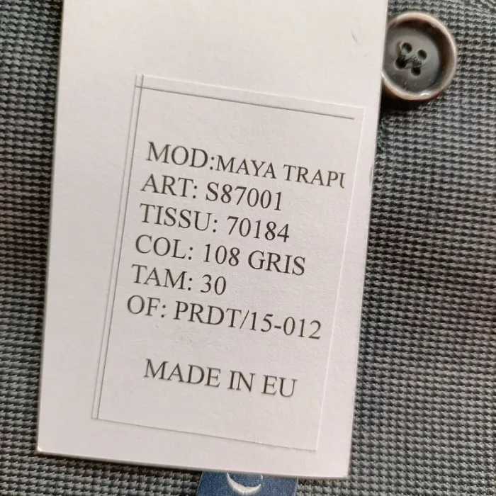 Veste de costume gris - Optimal taille 38 A493 - photo numéro 7