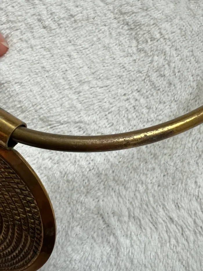 Collier ras de cou doré style torque Ethnique y2k Boho trending - photo numéro 7