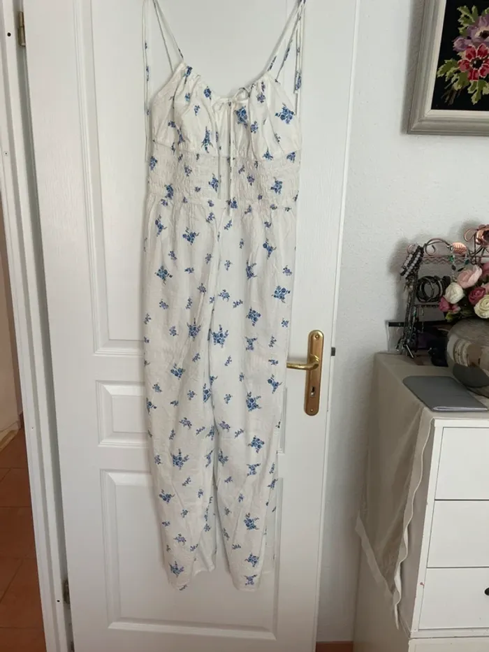 Combinaison pantalon d’été fleurie - photo numéro 2