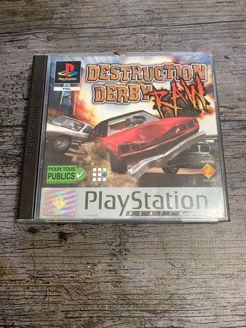 Destruction Derby Raw Jeu PS1 sans notice Platinum VF Sony