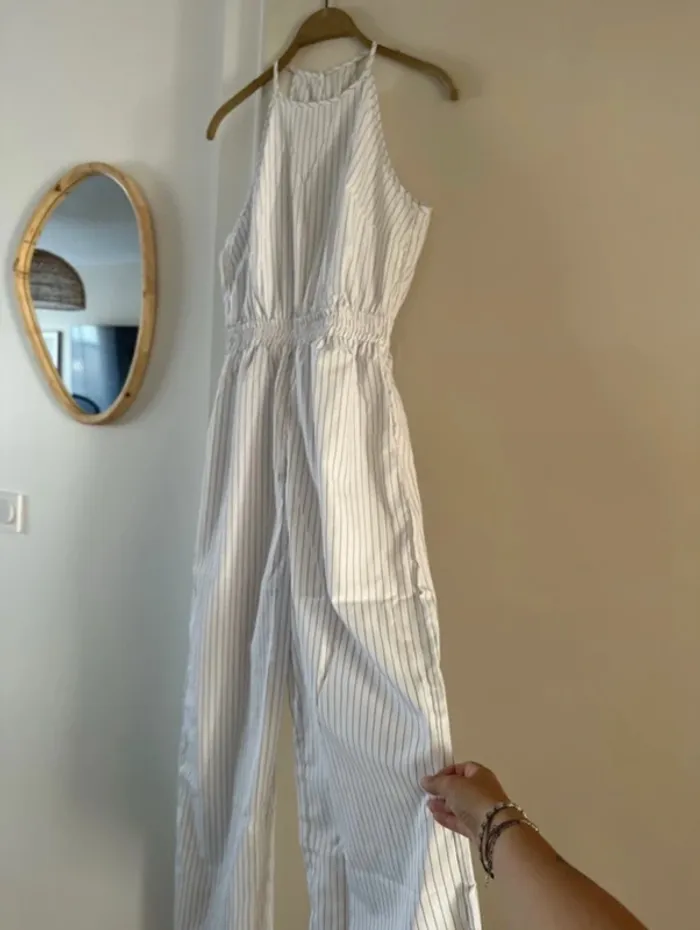 Combinaison rayée neuve – Taille S