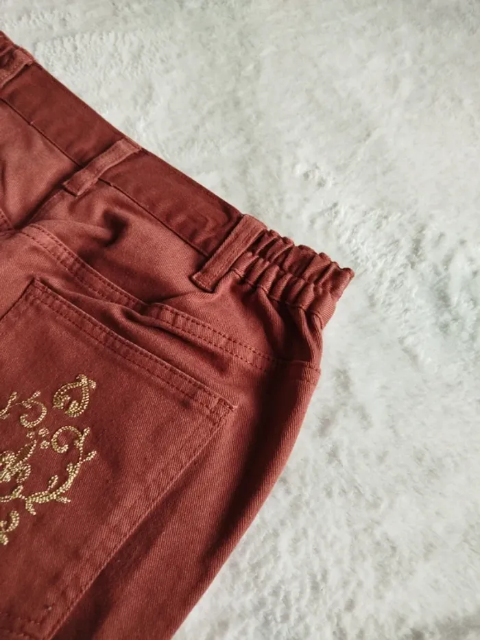 Pantalon femme marron Blancheporte taille 42 - photo numéro 9