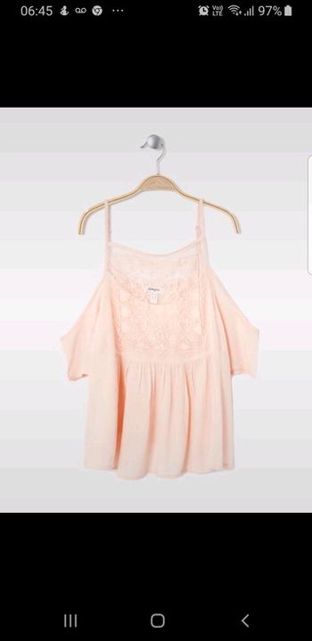 Haut top rose jennyfer