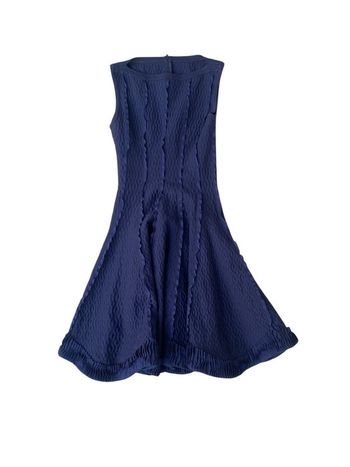 Robe patineuse bleu marine Alaïa taille 38