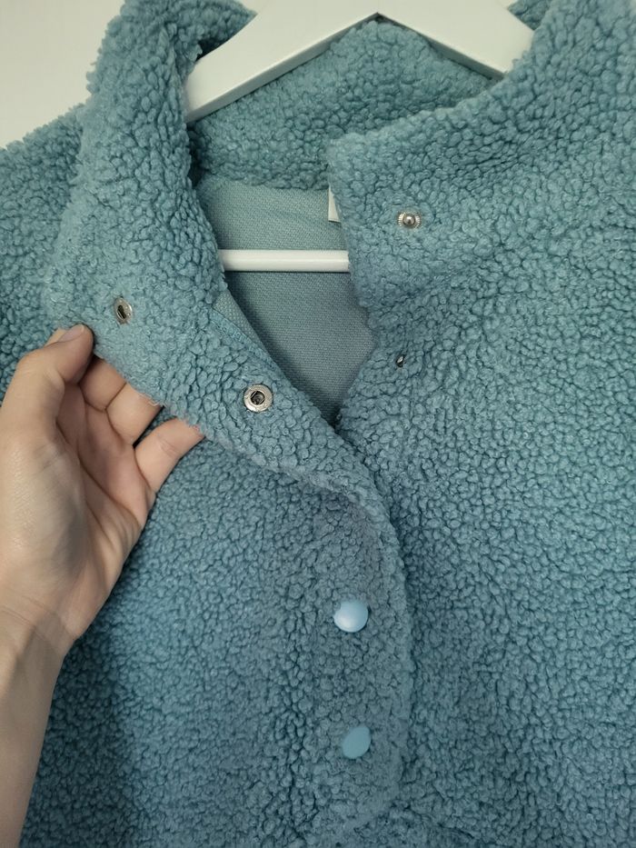 Sweat moumoute bleu taille 40 neuf - photo numéro 4