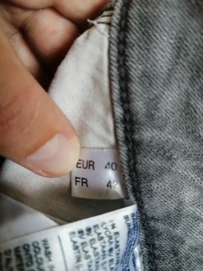 Jeans gris skinny high rise / C&A / (40) - photo numéro 8