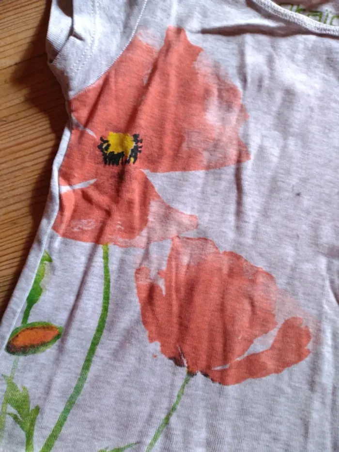 Tee Shirt Fille Okaïdi Taille 4 Ans - photo numéro 3