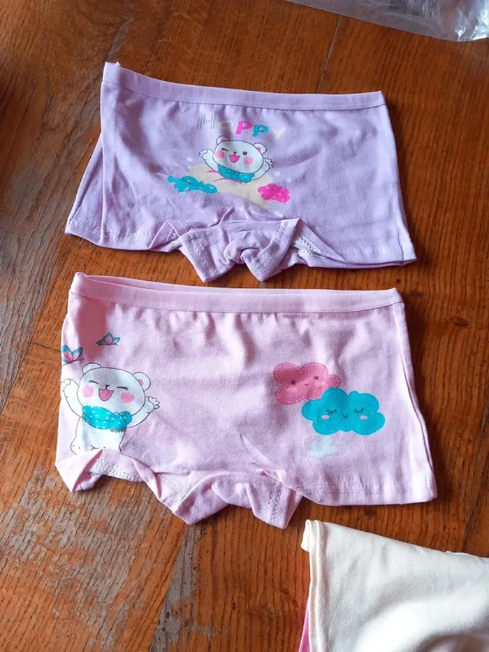 🚼lot 4 boxers shorty culottes Neuf coton 6ans - photo numéro 2