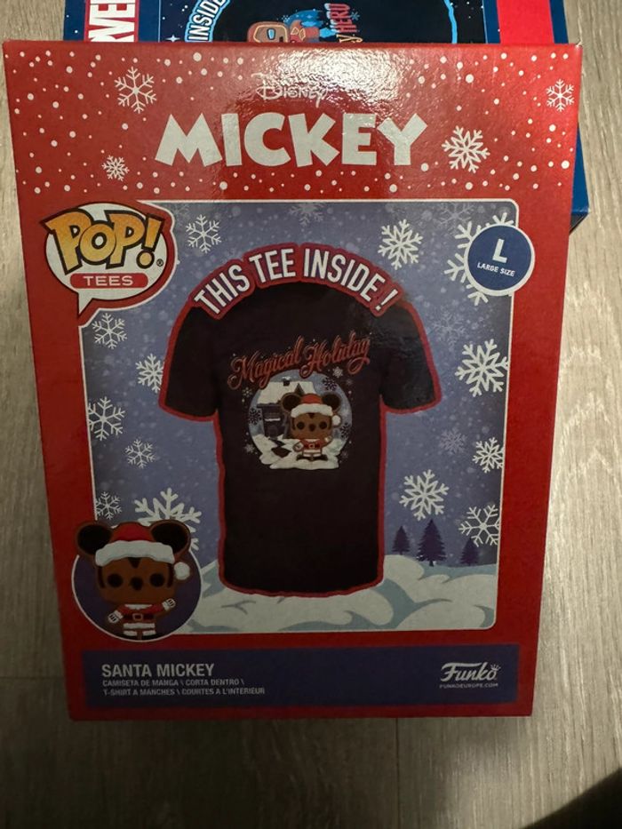Funko POP Tees Disney Mickey Noël