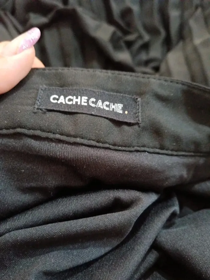 C54 jupe noir cache cache 36 - photo numéro 3