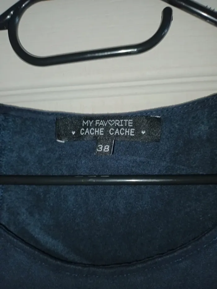 Robe velour blue marine - photo numéro 3
